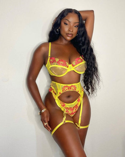 Unapologetic Sunshine Lingerie Set