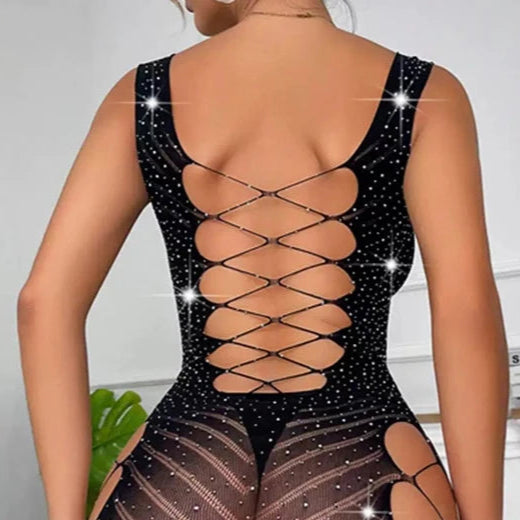 Dazzling Fishnet Dress